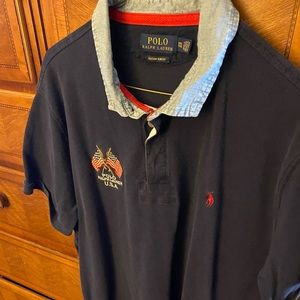 Ralph Lauren Blue Cross Flag polo